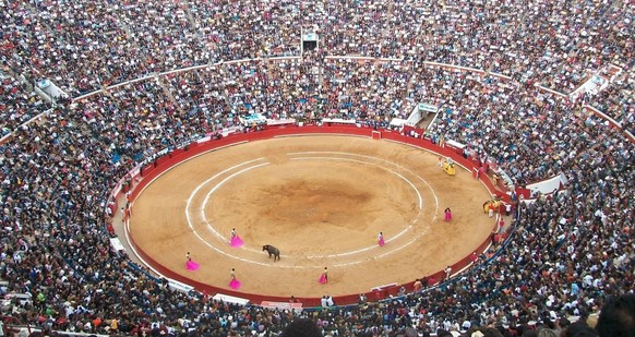 50'000 Zuschauer haben hier Platz: Die Arena der Plaza de Toros in Mexiko.