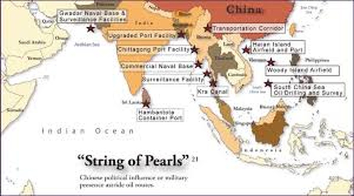 China will sein Hinterland schützen, vom Südchinesischen Meer bis zum Indischen Ozean.