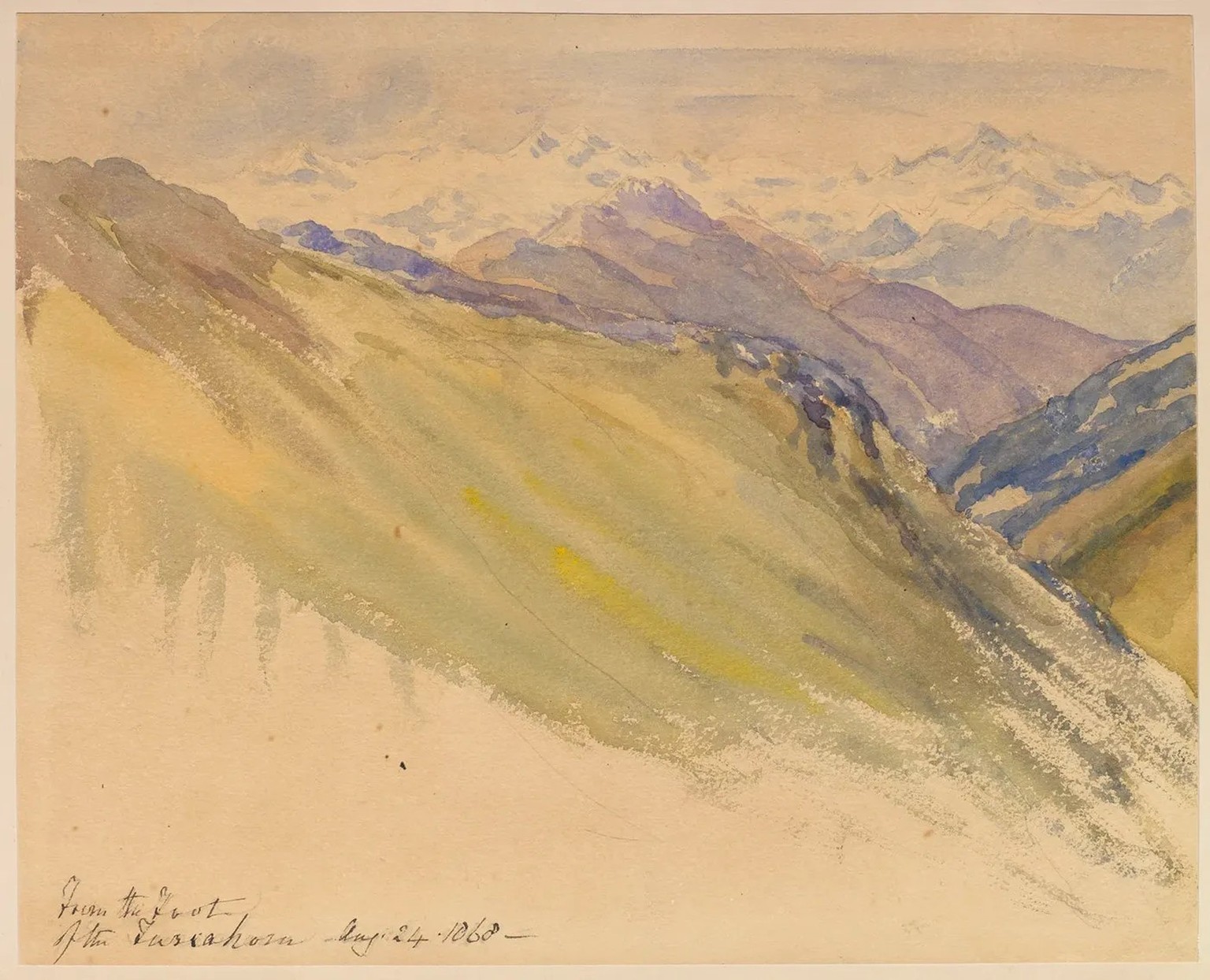 Victoria war vom schnellen Wetterwechsel angetan: ihr Bild des Furkagebiets.
https://www.rct.uk/collection/search#/64/collection/980042-bd/from-the-foot-of-the-furcahorn