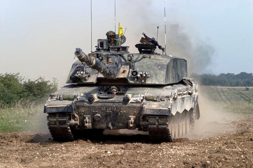 Challenger-Kampfpanzer (Challenger 2) der britischen Armee