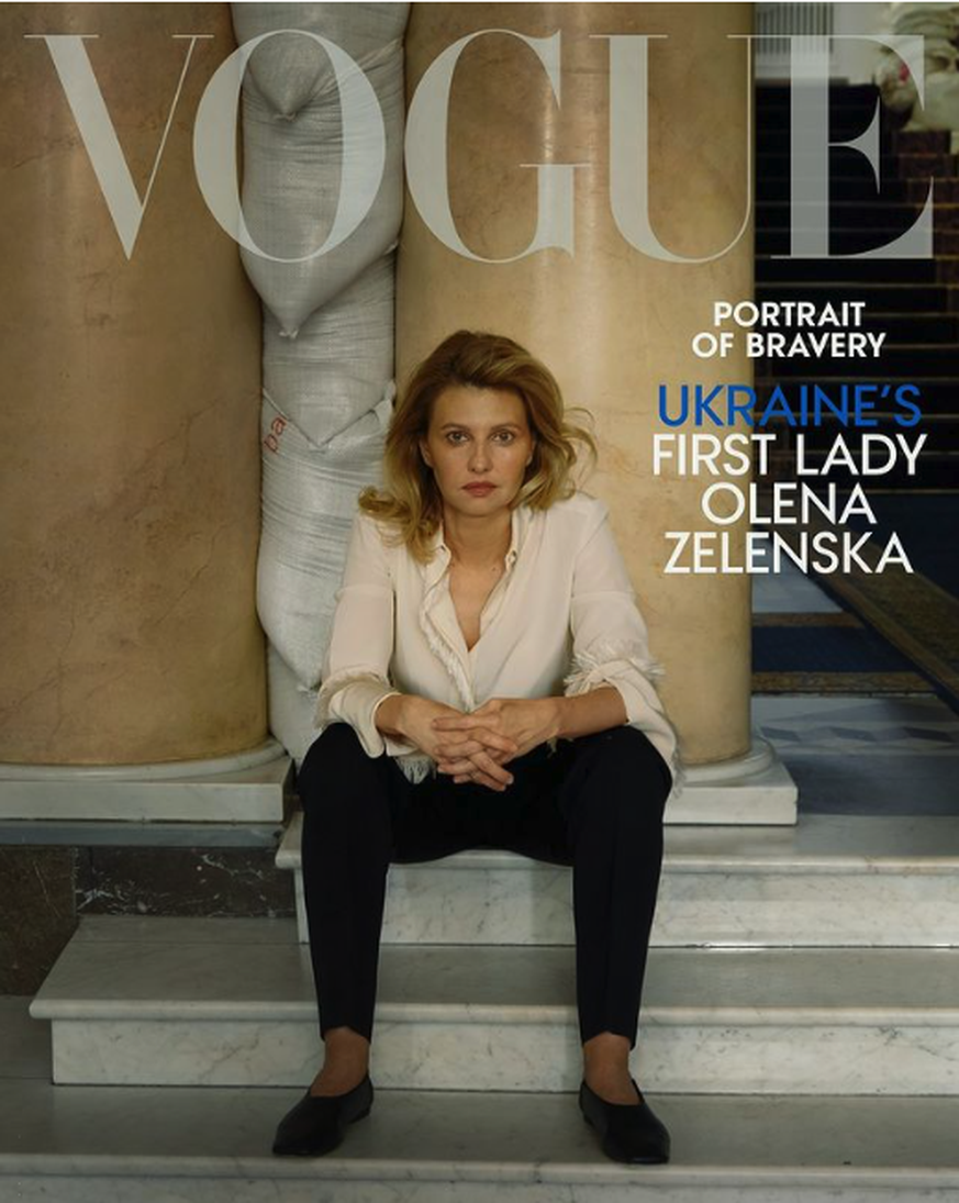 Olena Selenska posiert im Krieg – für die amerikanische «Vogue».