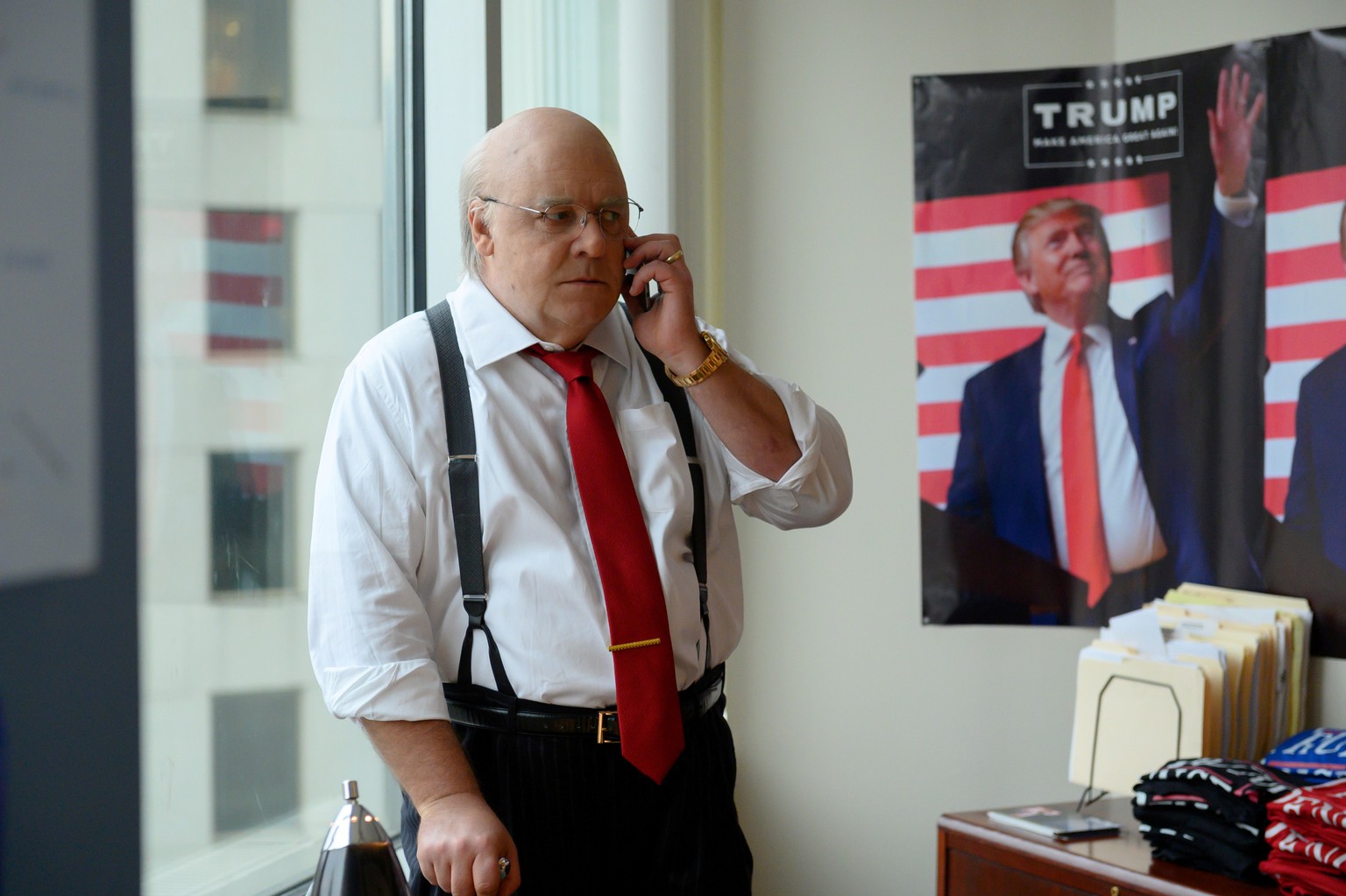 Russell Crowe as Roger Ailes in THE LOUDEST VOICE, Ò2016Ó. Photo Credit: JoJo Whilden/SHOWTIME.