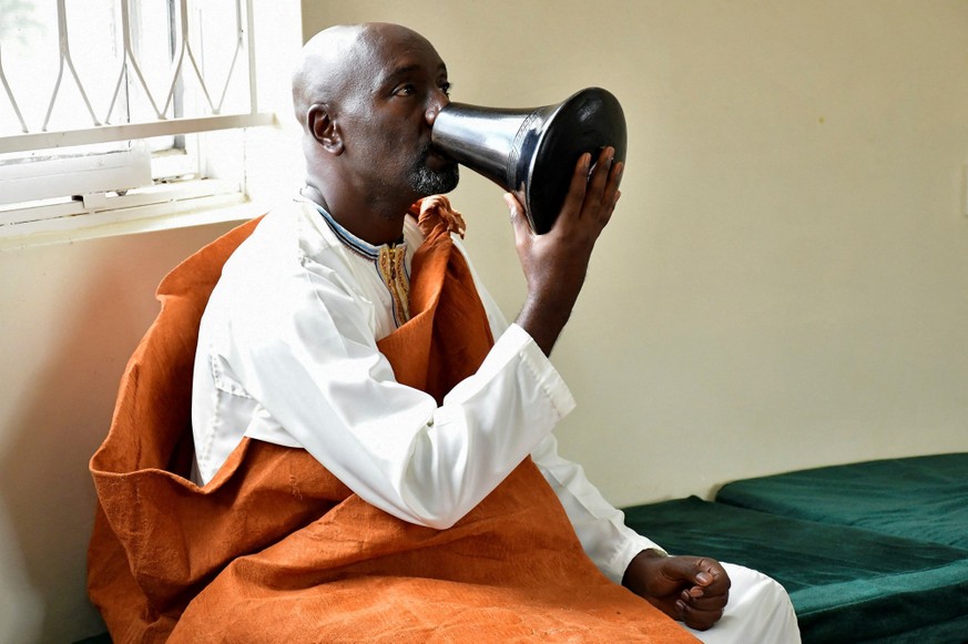 Incoming Tooro King Edward Rukidi Nyabongo I performs traditional rituals and rites ahead of his coronation, as the Tooro Kingdom prepares for the transition to a new reign at the Karuziika Palace, in ...