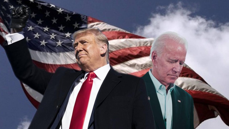 Showdown in den USA: Donald Trump will weitere vier Jahre bleiben, Joe Biden will ihn ablösen.