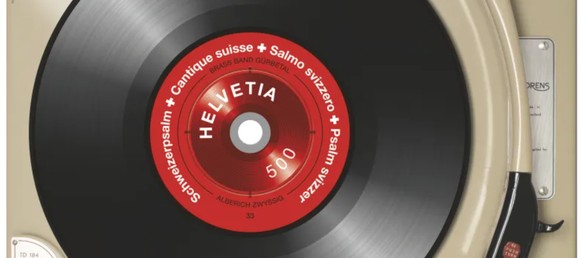 Briefmarke als Platte
