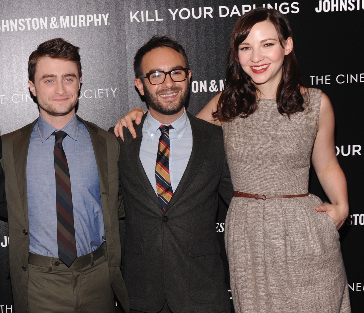 NEW YORK, NY - SEPTEMBER 30: (L-R) Sony Pictures Classics' Co-President Tom Bernard, actors Dane DeHaan, Daniel Radcliffe, director John Krokidas and actress Erin Darke attend The Cinema Society  ...