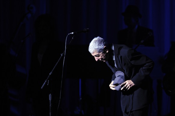 ZUM TOD DES KANADISCHEN SAENGERS, POETEN UND MEISTERS DER GEPFLEGTEN MELANCHOLIE LEONARD COHEN AM DONNERSTAG, 10 NOVEMBER 2016, STELLEN WIR IHNEN FOLGENDES BILDMATERIAL ZUR VERFUEGUNG - Leonard Cohen  ...