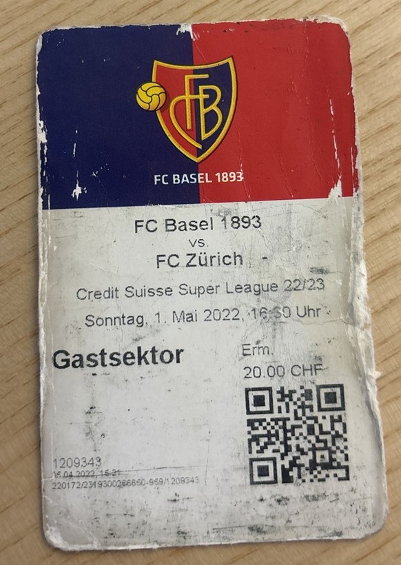 Matchticket FC Basel FC Zürich