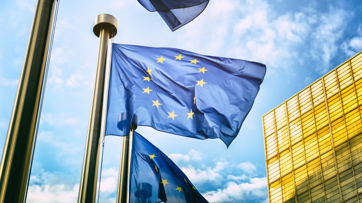 Eu Flagge Fahne europäische union