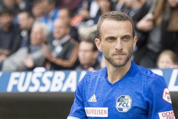 ARCHIVBILD ZUM ABGANG VON CHRISTIAN SCHNEUWLY BEIM FC LUZERN, AM MITTWOCH, 31. JULI 2019 ---- Christian Schneuwly von Luzern beim Fussball Meisterschaftsspiel der Super League zwischen dem FC Luzern u ...