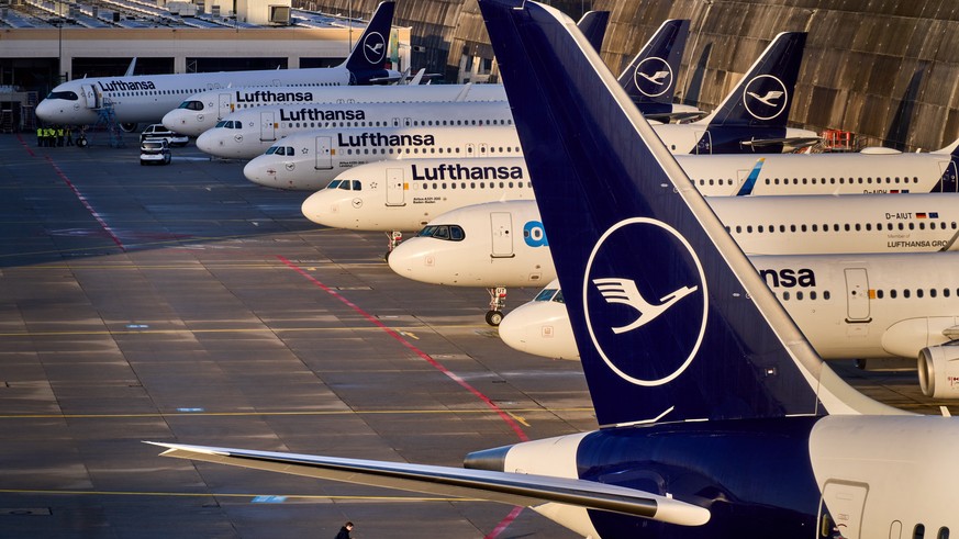 FILE - A man walks past parked Lufthansa aircraft at the airport as Lufthansa pilots are on a two-day strike, in Frankfurt, Germany, Thursday, March 12, 2026. (AP Photo/Michael Probst, File)
Jet Fuel  ...
