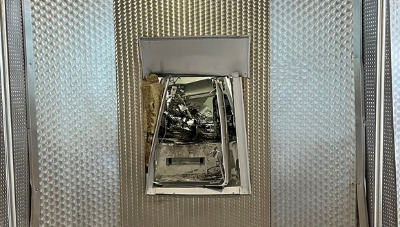 Ein Bankomat in Füllinsdorf wurde gesprengt.