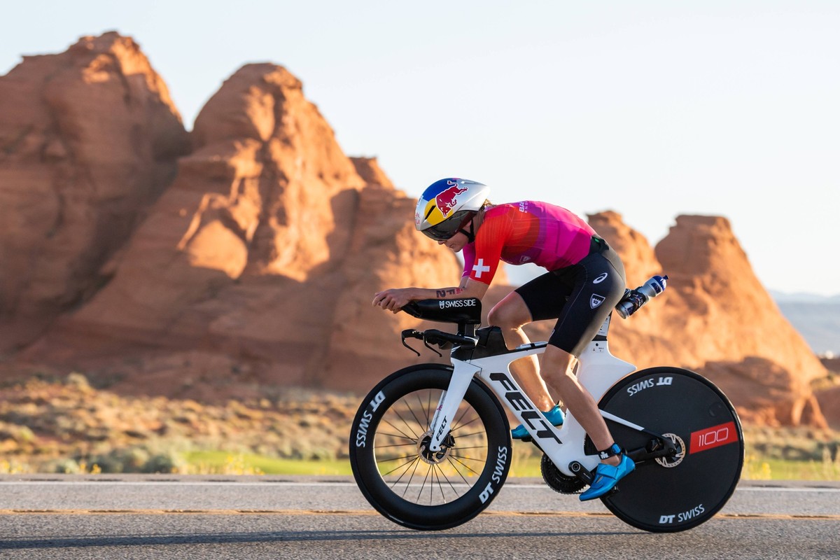 IRONMAN World Championship, WM, Weltmeisterschaft St.George 2022, 07.05.2022 Daniela Ryf SUI, IRONMAN World Championship St.George 2022, St.George USA, 07.05.2022 *** IRONMAN World Championship St Geo ...