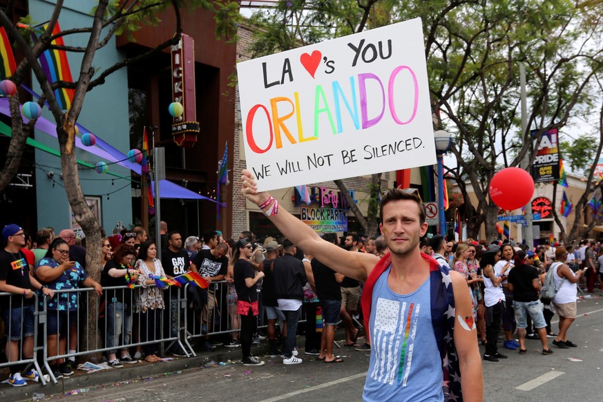 Lassen sich nicht einschüchtern: Teilnehmer der Gay Pride in Los Angeles.