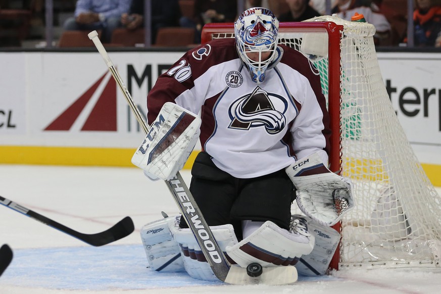 Die tristen Zeiten sind vergessen: Reto Berra hat seine Bewährungschance bei den Colorado Avalanche gepackt.