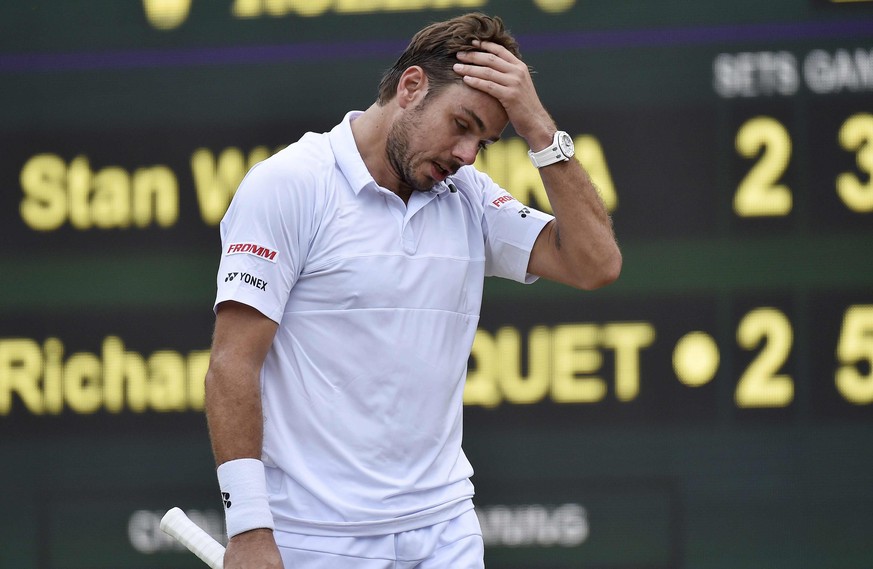 Stan Wawrinka hat die Viertelfinal-Niederlage in Wimbledon noch nicht abgehakt.