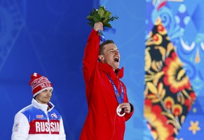 In Sotschi hatte Galmarini noch Grund zum Jubeln.