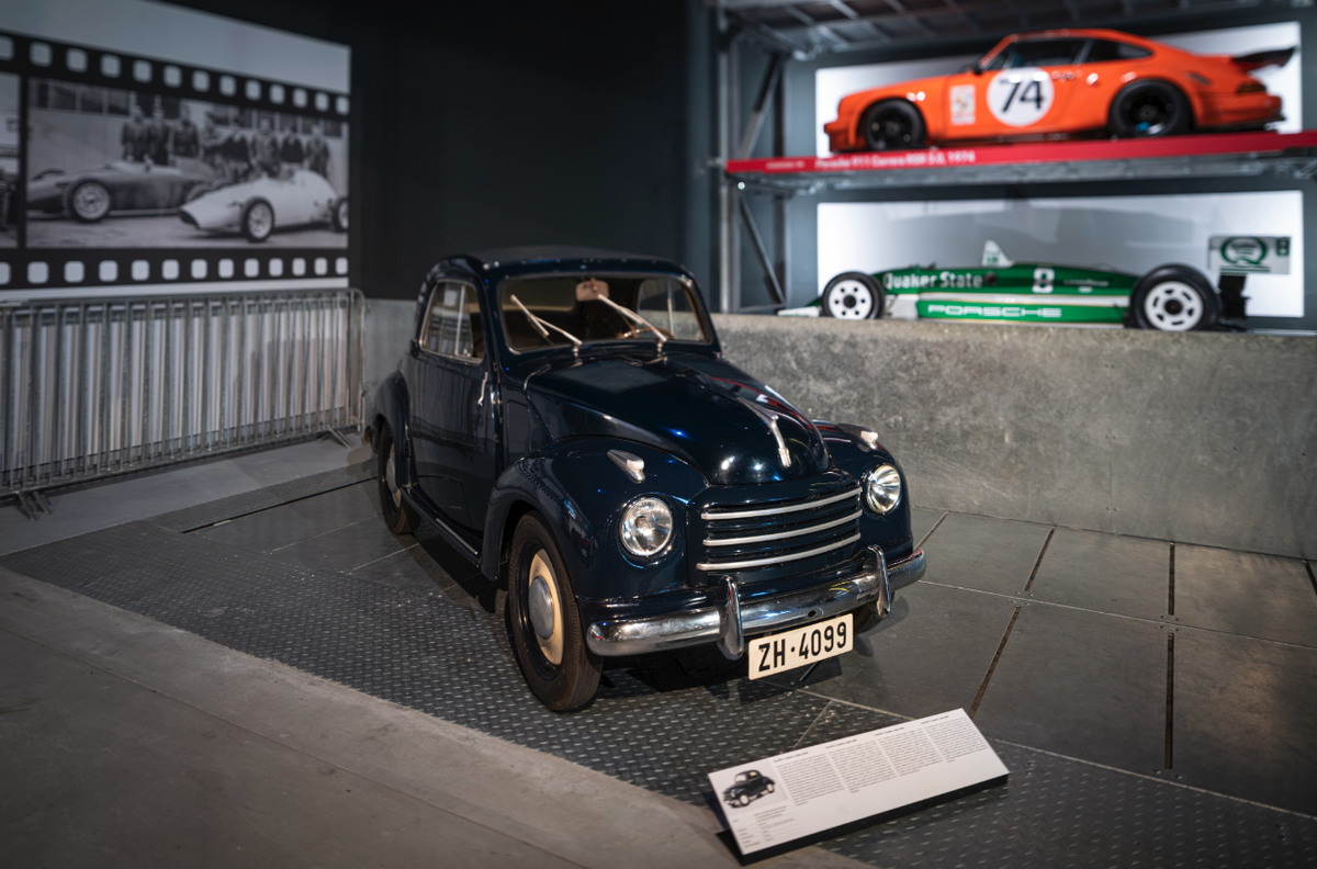 Nouveau camion Migros au Musée des transports