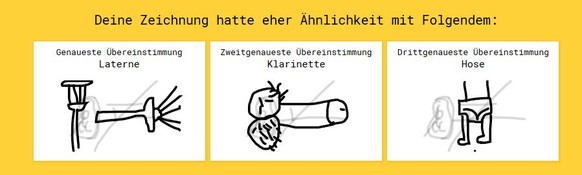 Du magst Montagsmaler? Dann ist das fÃ¼r dich die wohl beste Webseite der Welt
Klarinette? Und nein, ich hatte kein Penis gezeichnet, sondern wollte ein Steak malen...