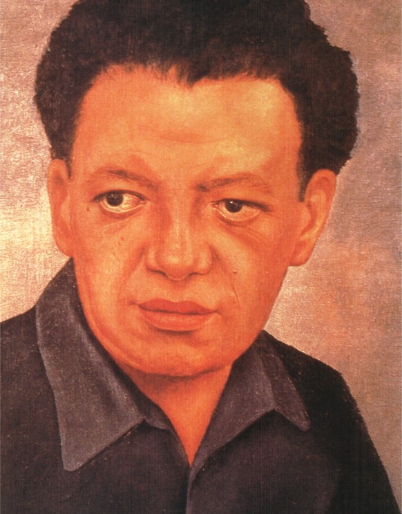 Porträt von Diego Rivera, Frida Kahlo