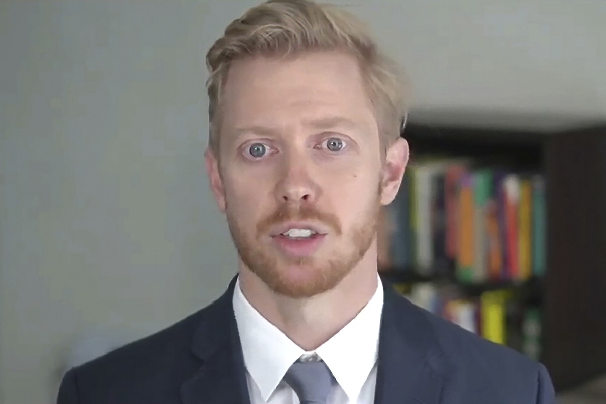 FILE - In this image from video provided by the House Financial Services Committee, Steve Huffman, chief executive officer and co-founder of Reddit, testifies during a virtual hearing on GameStop in W ...
