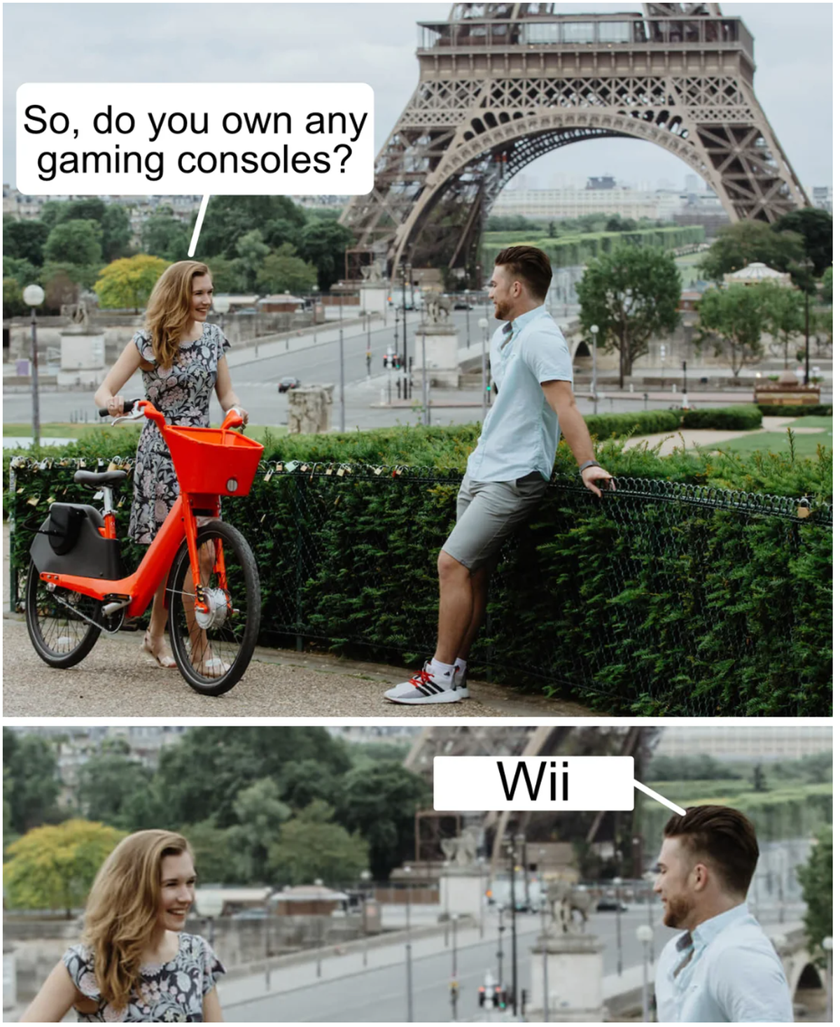 Französisch Memes: Wii statt Oui