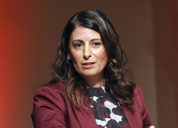 Daniela Cavallo haelt die Willy Brandt Rede luebeck 2022 Luebeck *** Daniela Cavallo gives the Willy Brandt speech luebeck 2022 Luebeck