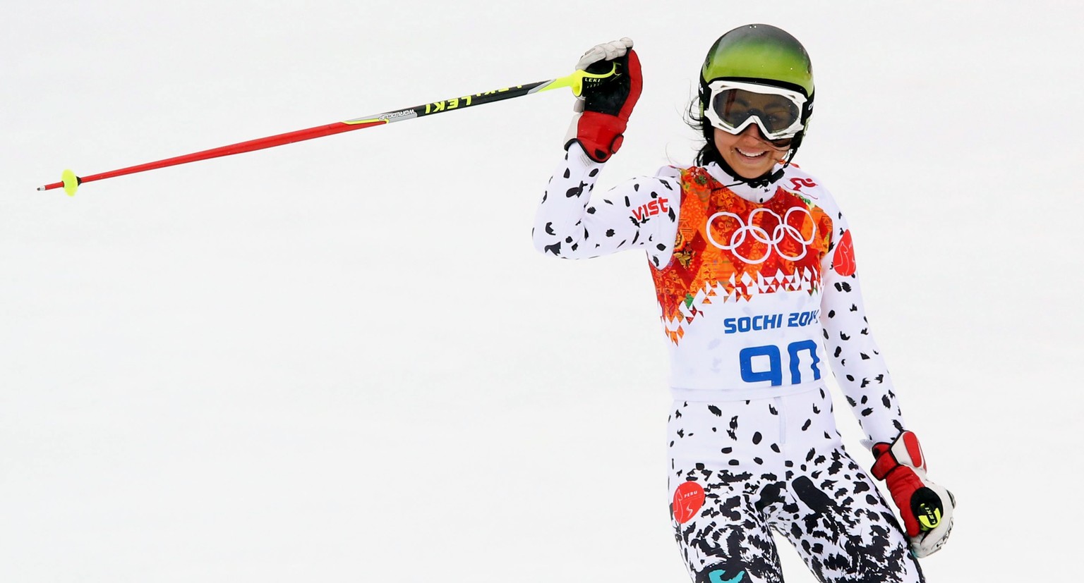 Ornella Oettl Reyes liess im Riesenslalom der Frauen zehn Konkurrentinnen hinter sich.