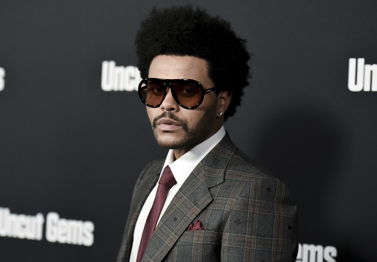 FILE - The Weeknd attends the LA premiere of "Uncut Gems" in Los Angeles on Dec. 11, 2019. The Weeknd will celebrate his whopping 16 nominations at the Billboard Music Awards with a performa ...