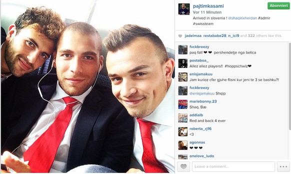 Offensive Power: Mehmedi, Kasami und Shaqiri.