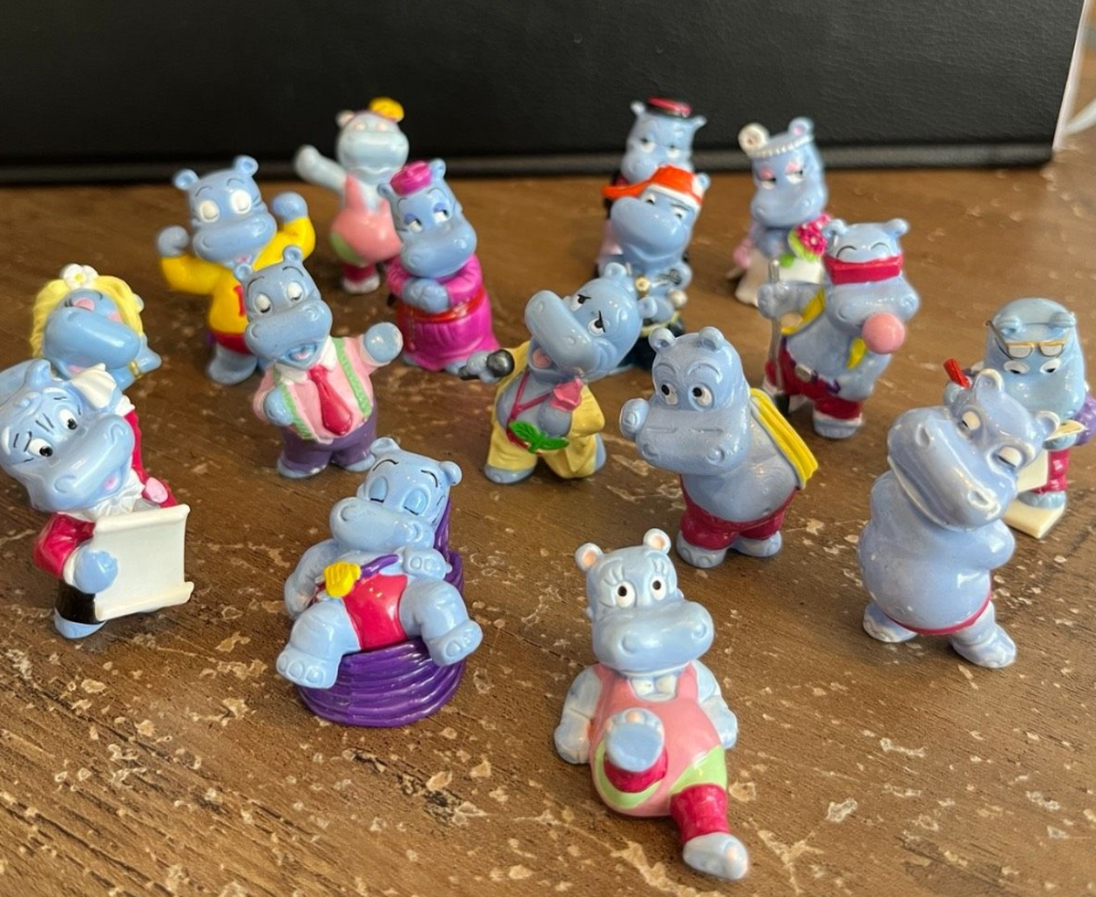 Die Hippo-Figuren im Kinder Überraschungsei