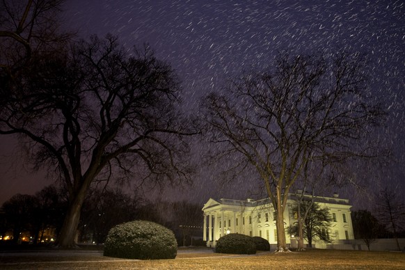 Schneefall in Washington.
