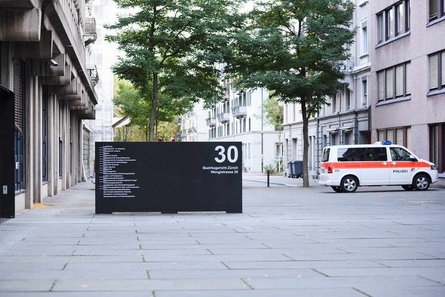 Das Gebaeude des Bezirksgerichts an der Wengistrasse 30 in Zuerich fotografiert am 3. Oktober 2016 in Zürich. (KEYSTONE/Manuel Lopez)