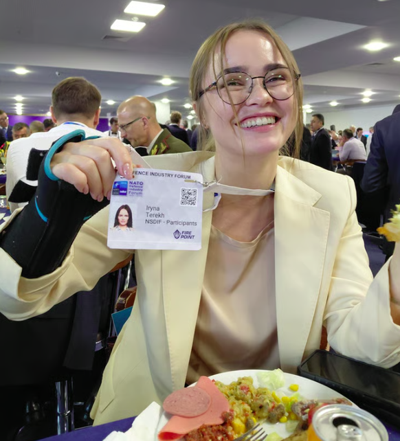 CEO und Gründerin Iryna Terekh: Ihre Firma produziert den ukrainischen Flamingo-Marschflugkörper.