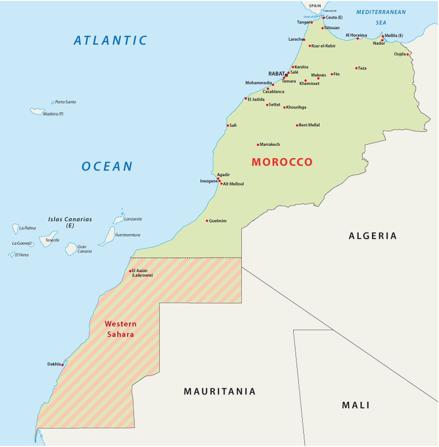 Sahrawi Arab Democratic Republic, Western Sahara