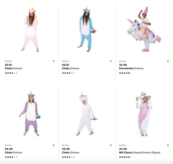 The most popular carnival costumes 2023 in Switzerland