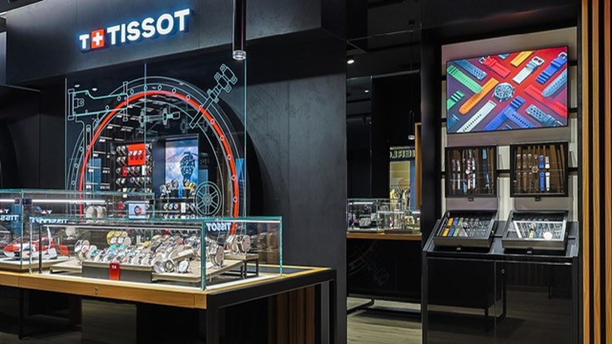 La nouvelle boutique Tissot, à Lausanne.