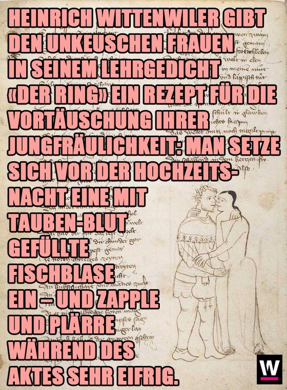 Heinrich Wittenwiler (ca. 1370-ca. 1420) ist der Verfasser der unheimlich lustigen und satirischen Reimdichtung «Der Ring».&nbsp;