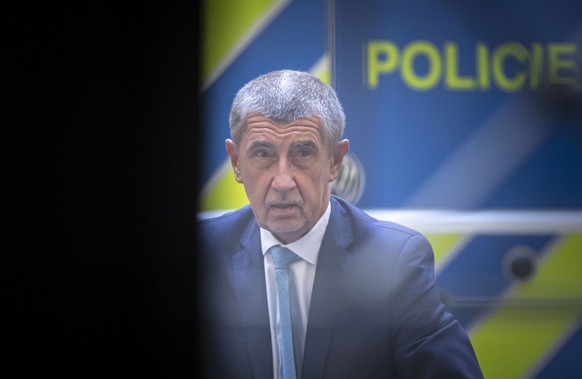 Czech billionaire and former Prime Minister Andrej Babis,arrives for his trial, at the Prague Municipal Court, in Prague, Czech Republic, Monday, Sept. 12, 2022. Former Czech Prime Minister Andrej Bab ...