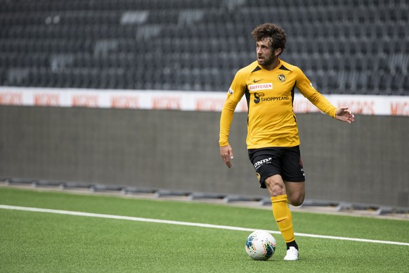 YBs Miralem Sulejmani in Aktion im Fussball Testspiel zwischen dem BSC Young Boys Bern und dem FC Lausanne-Sport, am Samstag, 6. Juni 2020 im Stade de Suisse in Bern. (KEYSTONE/Peter Klaunzer)