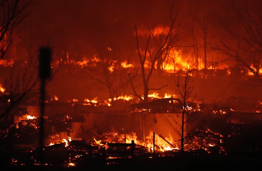 Grosse Zerstörung durch die Brände in Colorado.