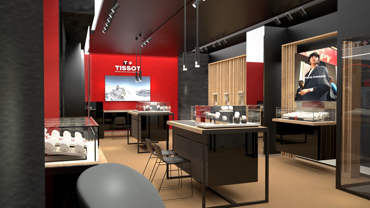 Tissot ouvre sa première boutique en Suisse romande ce 2 avril à Lausanne, dans la Rue de Bourg.