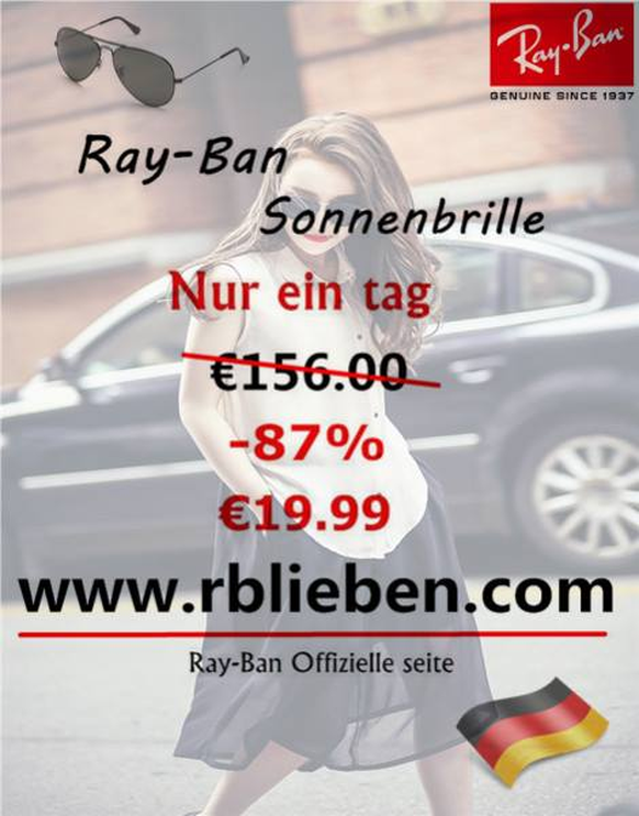 Gefälschte Ray-Ban-Werbung auf Facebook.&nbsp;