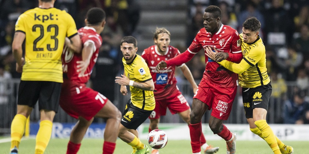 Trifft Mario Balotelli (2. v. r.) gegen YB wie schon beim letzten Aufeinandertreffen der beiden Teams?
