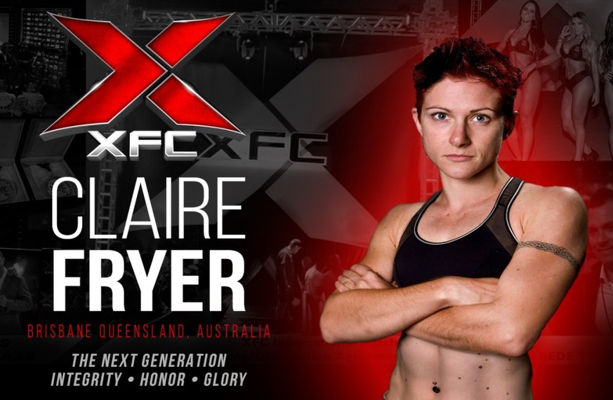 Claire ist übrigens nebenberuflich Cagefighterin beim <a href="http://xfcmma.com/australian-strawweight-claire-fryer-signs-with-the-xfc-for-season-iii-xfc-signing/" target="_blank">MMA-Verband XFC</a>.&nbsp;Aber das tut hier nichts zur Sache.