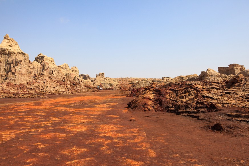 Danakil Senke Depression Athiopien Ethiopia