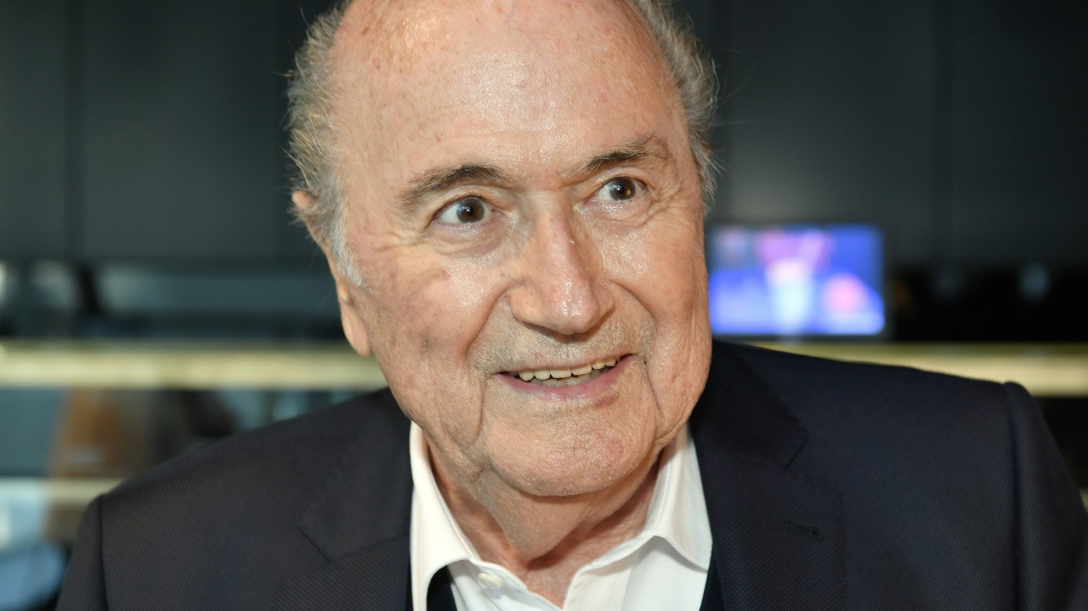 Ex - FIFA Praesident Sepp Blatter bei der Buchvernissage ãBernhard RussiÒ in Zuerich am Donnerstag, 16. August 2018. Bernhard Russi gewann in den 1970-er Jahren Olympiagold, Olympiasilber, WM-Gold und ...