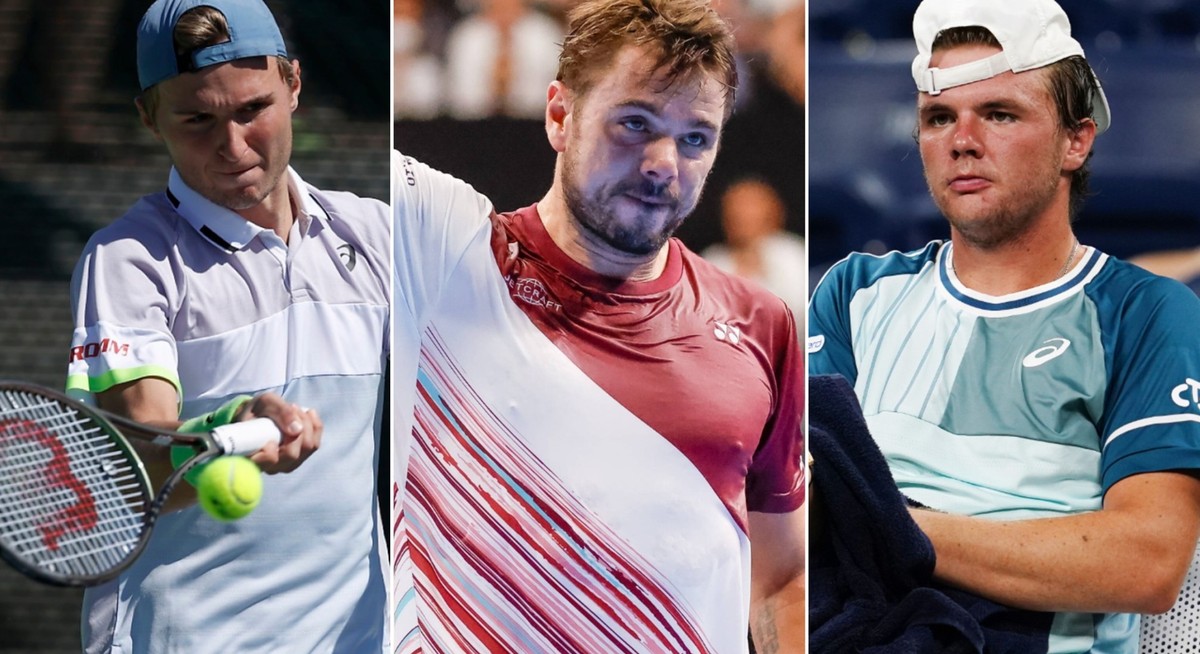 Leandro Riedi, Stan Wawrinka und Dominic Stricker wollen bei den Swiss Indoors in Basel für Furore sorgen.