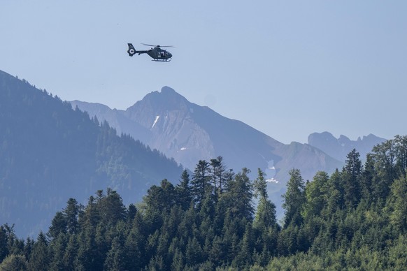 A Swiss Army Helicopter flies around the Buergenstock resort in Obbuergen, near Lucerne, Switzerland, Sunday, June 21, 2026. (Urs Flueeler/Keystone Pool via AP)
Switzerland Iran US Negotiations