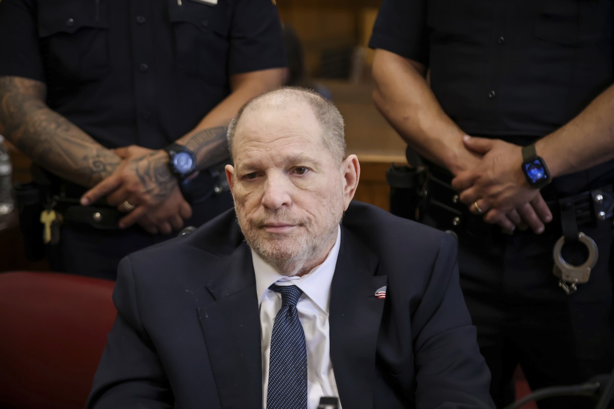 Harvey Weinstein appears in state court in Manhattan for his retrial on Wednesday, April 30, 2025 in New York. (Michael Nagle/Pool Photo via AP)
Sexual Misconduct Harvey Weinstein